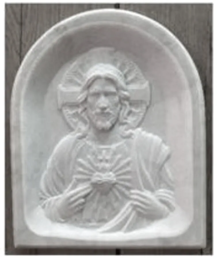 Tallado en mármol: Sagrado Corazón